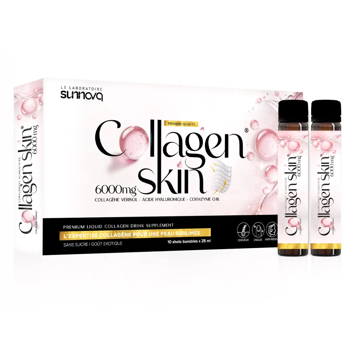 SUNNOVA COLLAGEN SKIN 6000MG 10 SHOTS