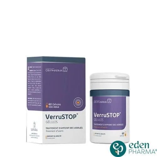 VERRUSTOP TRAITEMENT D'APPOINT DES VERRUES 60 GELULES
