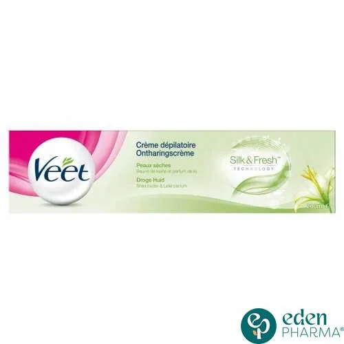 VEET CREME DEPILATOIRE PEAUX SECHE (vert), 100 ML