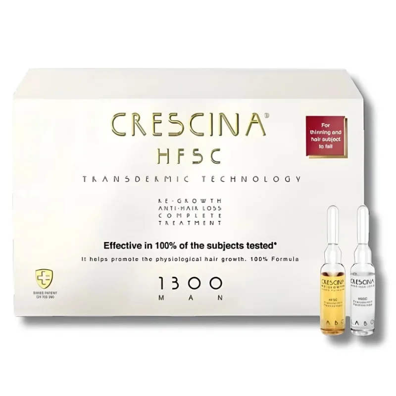 CRESCINA TTT COMPLET ANTI CHUTE+REPOUSSE 1300 HOMME 10+10 AMPOULES