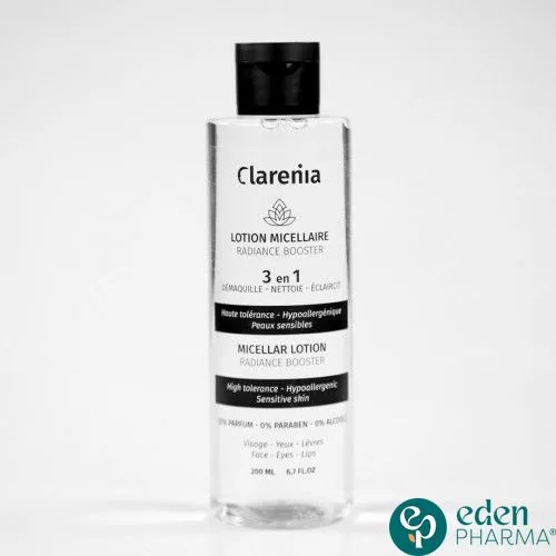 CLARENIA EAU MICELLARE RADIANCE BOOSTER 3EN1 200ML