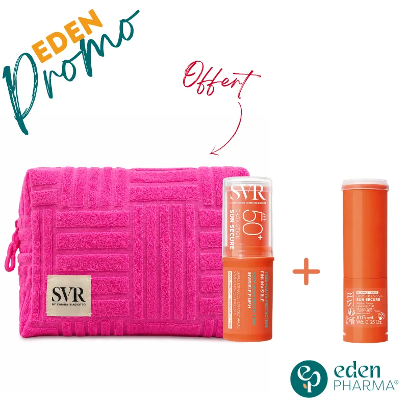 SVR TROUSSE SUN SECURE STICK SPF50 10G + SVR SUN SECURE RECHARGE STICK SPF50 10G