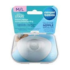 CANPOL babies Protège mamelon en silicone "L" BT/2.REF 18/603