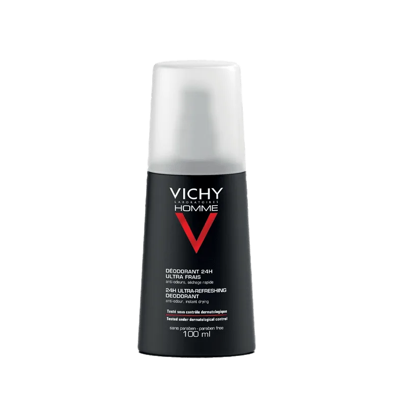 VICHY HOMME DEODORANT VAPO 24H ANTI-ODEUR 100ML
