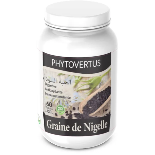 PHYTOVERTUS GRAINE DE NIGELLE 60 GELULES