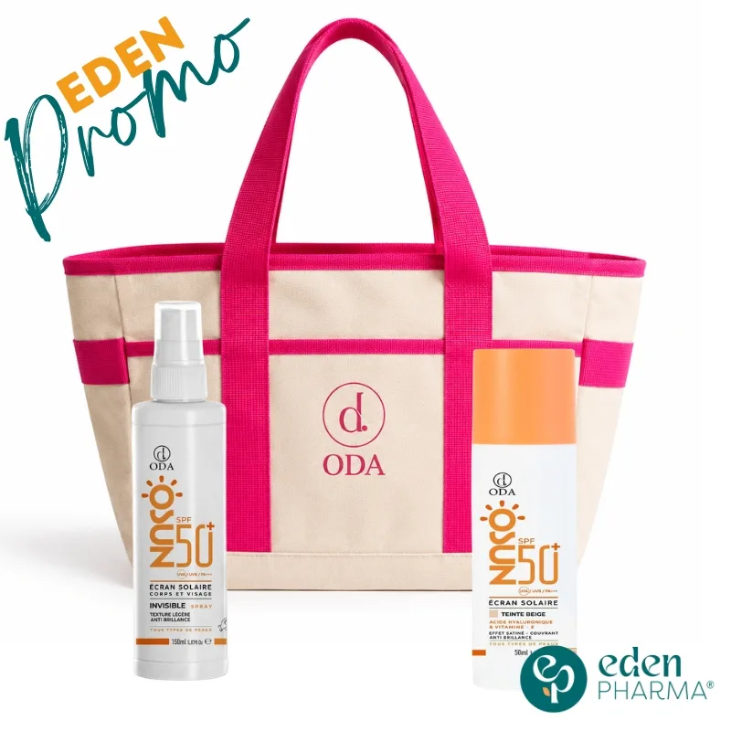 ODA DUO OSUN SPRAY VISAGE ET CORPS SPF50+ 150ML + TEINTE BEIGE SPF50+ 50ML + SAC DE PLAGE OFFERT