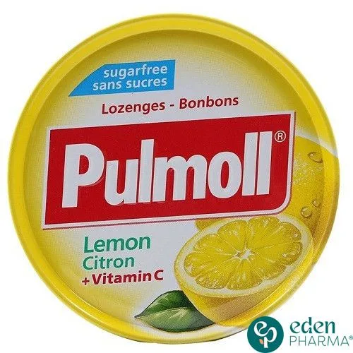PULMOLL CITRON ET VITAMINE C SANS SUCRES 45G