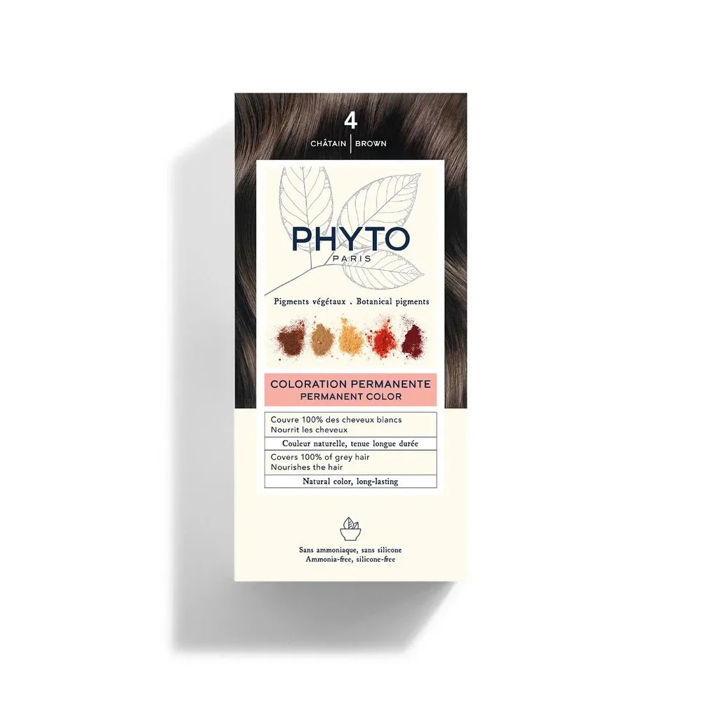 PHYTO PHYTOCOLOR COULEUR SOIN 4 CHATAIN