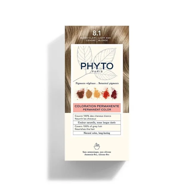 PHYTO PHYTOCOLOR 8.1 BLOND CLAIR CENDRE