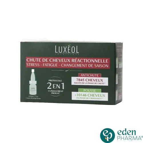 LUXEOL CHUTE DE CHEVEUX REACTIONNELLE 2EN1 147ML