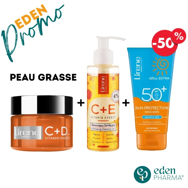 LIRENE TRIO C+D PEAU GRASSE