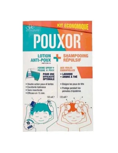 POUXOR KIT LOTION+SHAMPOING REPULSIF