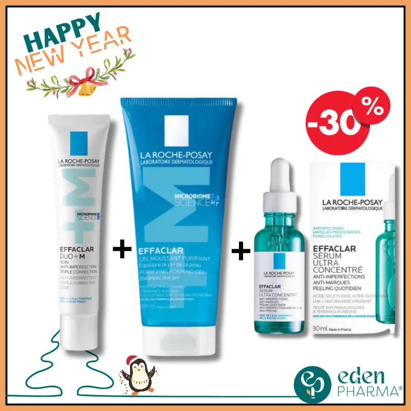 TRIO ANTI-IMPERFECTIONS LA ROCHE POSAY EFFACLAR TRIPLE ACTION