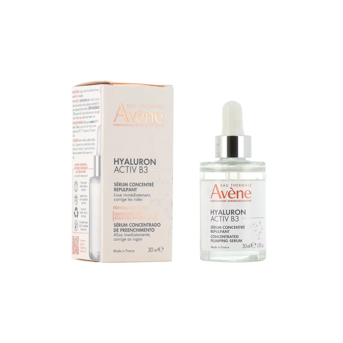 AVENE HYALURON SERUM ACTIV B3 SERUM CONCENTRE REPULPANT 30 ML