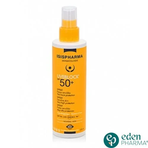 ISISPHARMA UVEBLOCK SPRAY SOLAIRE TRES HAUTE PROTECTION SPF50+ 200ML