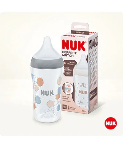 NUK PERFECT MATCH BIBERON EN PLASTIQUE 260ml