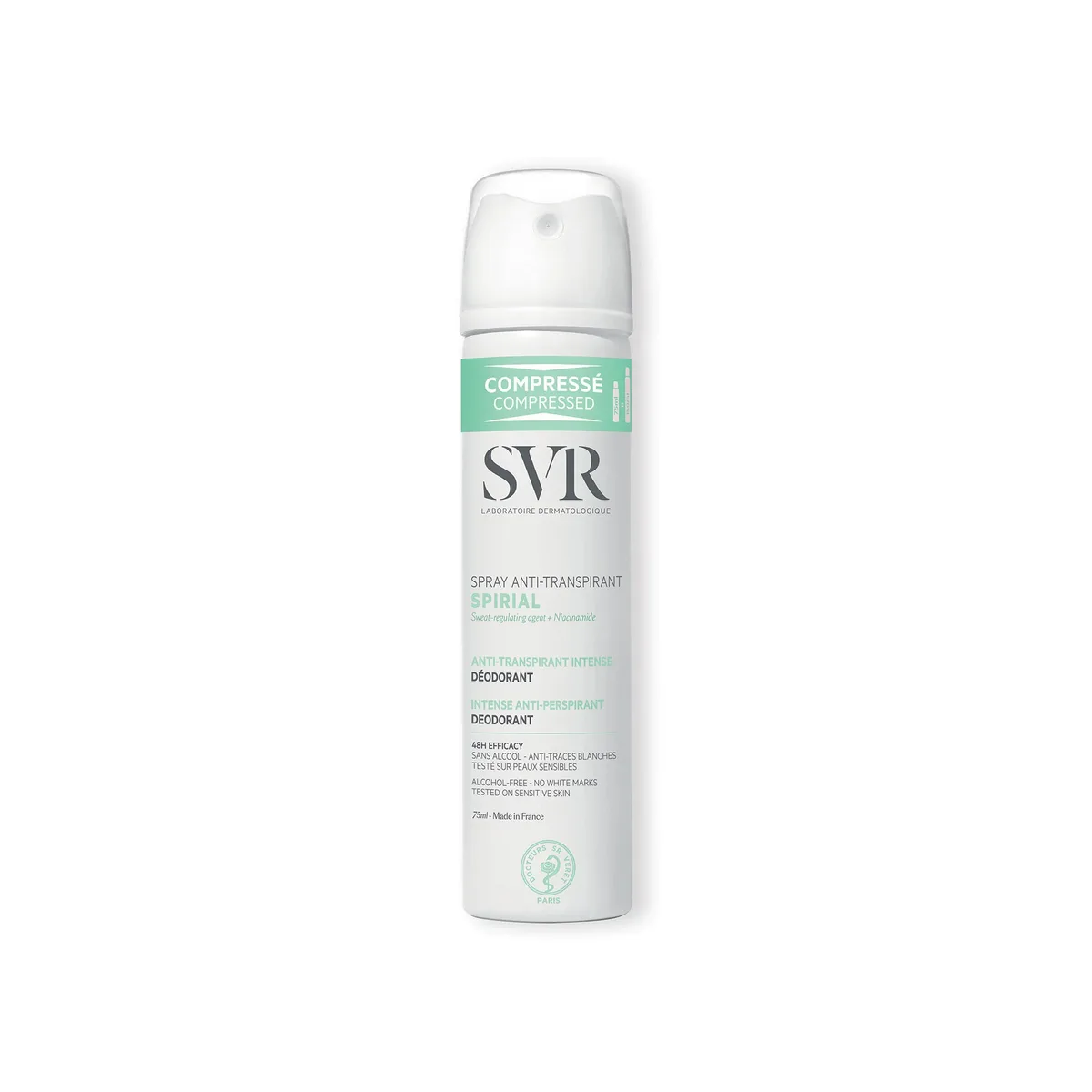SVR SPIRIAL SPRAY DEODORANT ANTI TRANSPIRANT 75ML