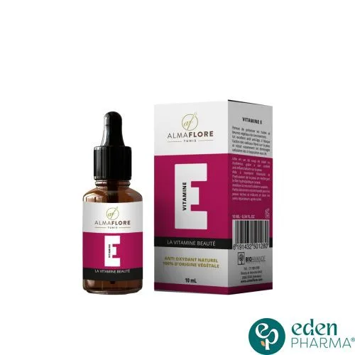 ALMAFLORE VITAMINE E 100% D'ORIGINE VEGETALE 10ML