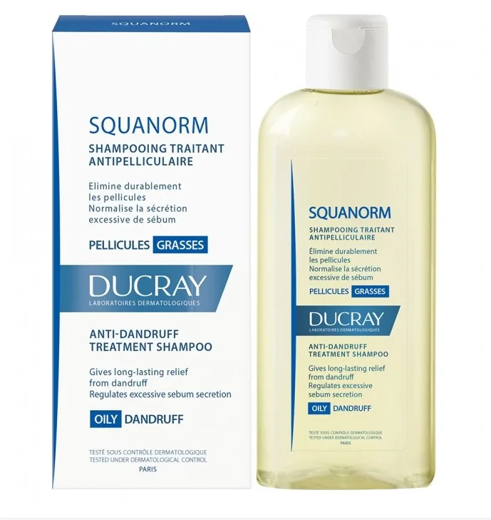 DUCRAY SQUANORM SHAMPOOING PELLICULES GRASSES 200ML