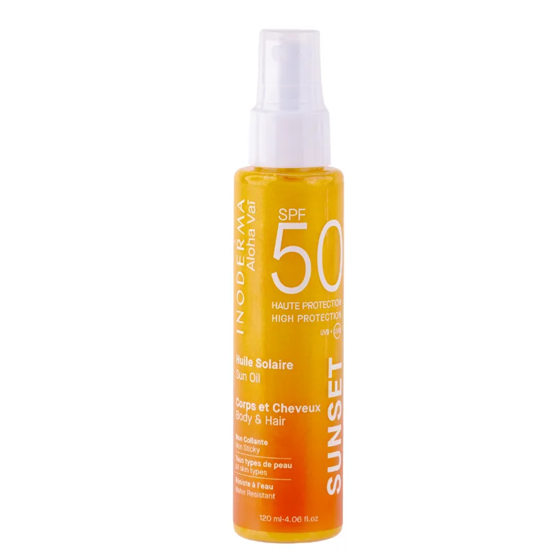 INODERMA ALOHA VAI HUILE SOLAIRE SUNSET 120ML