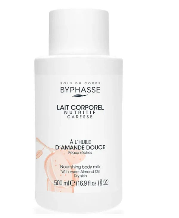 BYPHASSE LAIT CORPOREL HUILE AMANDE DOUCE 500ML