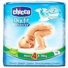 CHICCO DRY FIT COUCHE MAXI 8-18KG 19 PIECES