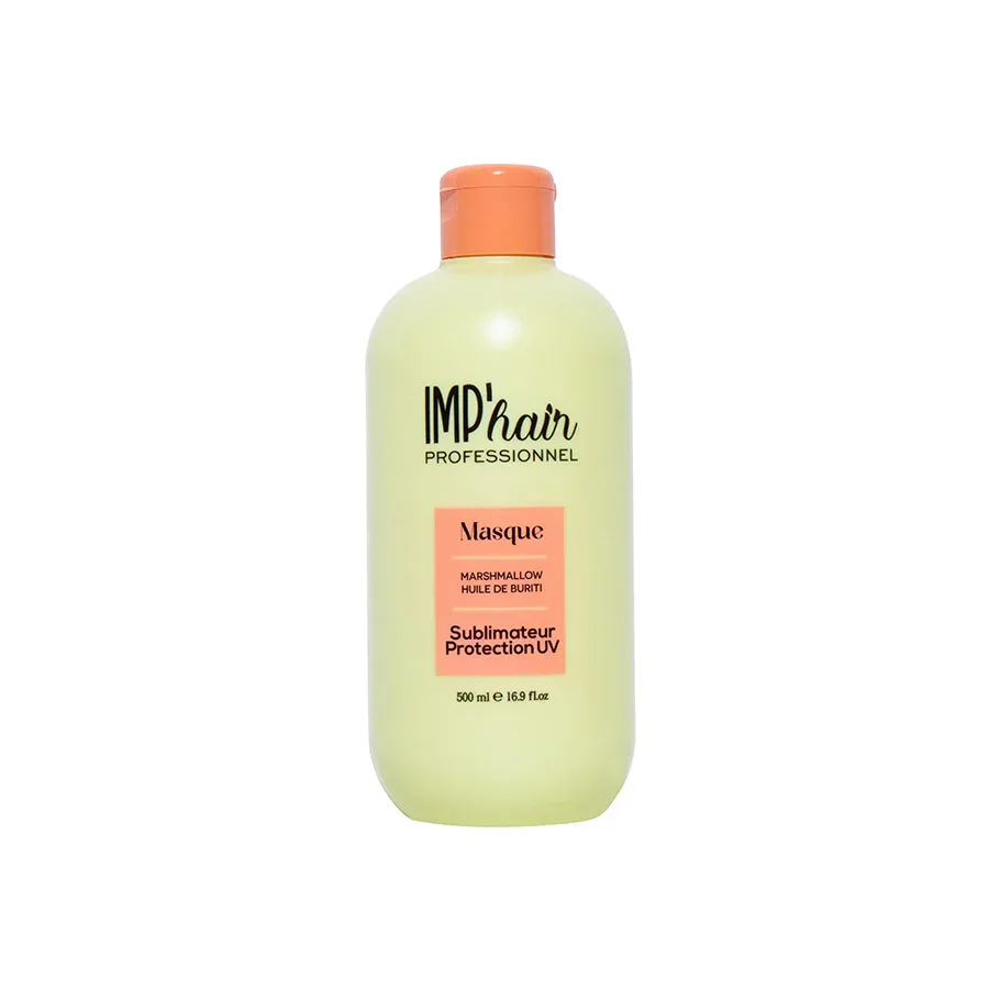 IMP'hair MASQUE RÉPARATEUR MARSHMALLOW & BURITI ANTI-UV ANTI-FRIZZ 500ML