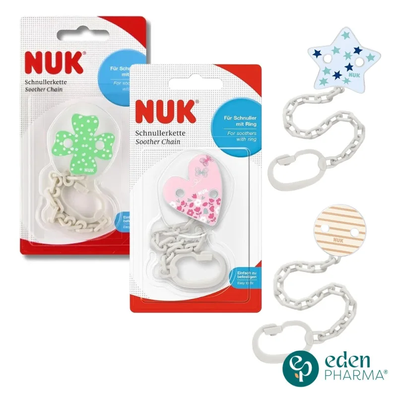 NUK ATTACHE SUCETTE AVEC CHAÎNE