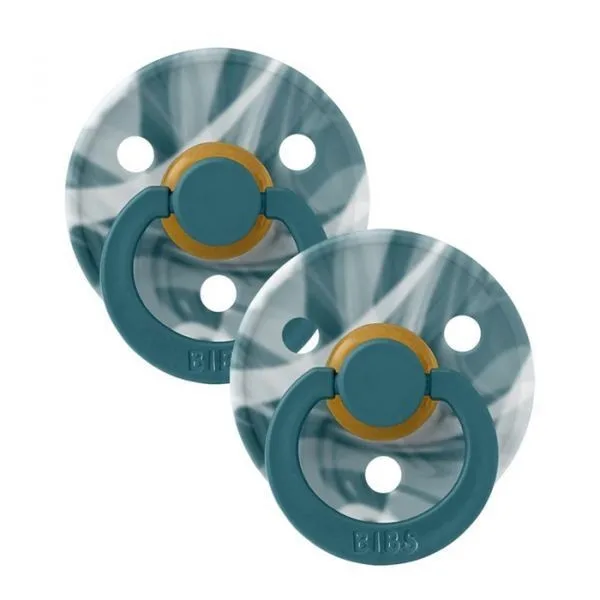 BIBS 02 SUCETTES PACIFIER FOREST LAKE WHITE SIZE 1