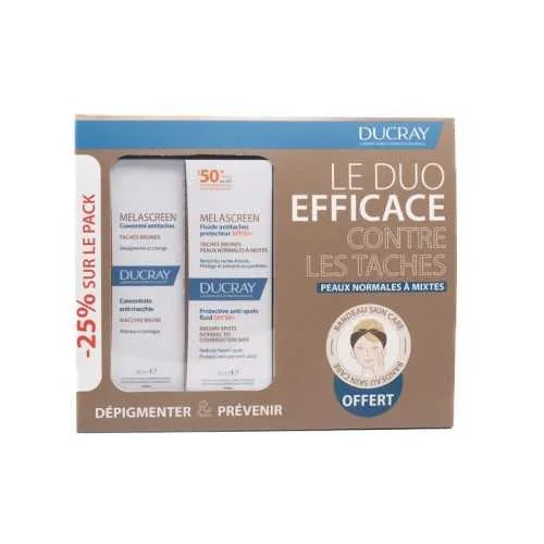 DUCRAY LE DUO EFFICACE CONTRE LES TACHES PEAUX NORMALES A MIXTES