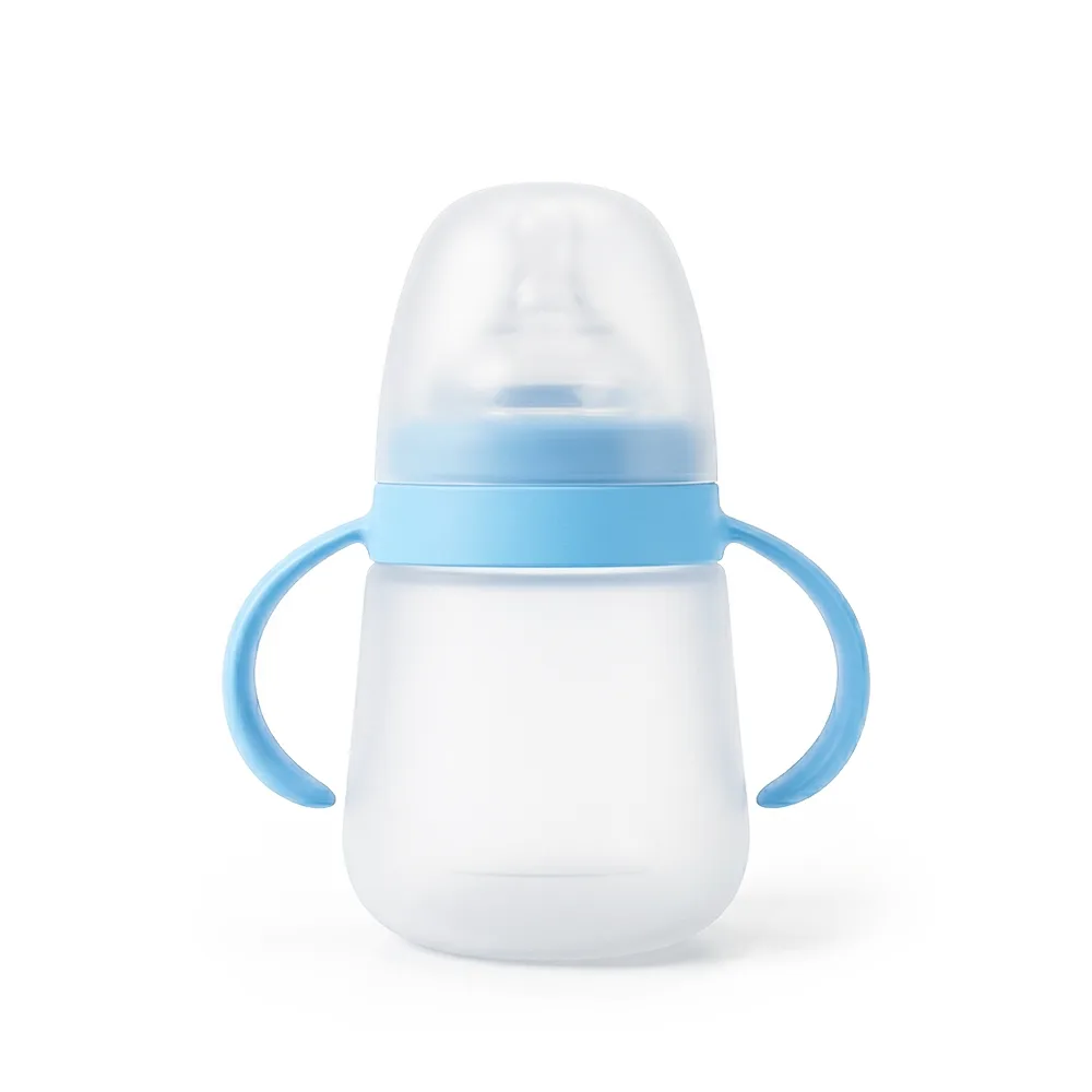 BABY PUR BIBERON LARGE EN SILICONE 270ML REF 72051