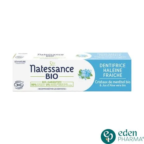 NATESSANCE DENTIFRICE HALEINE FRAICHE