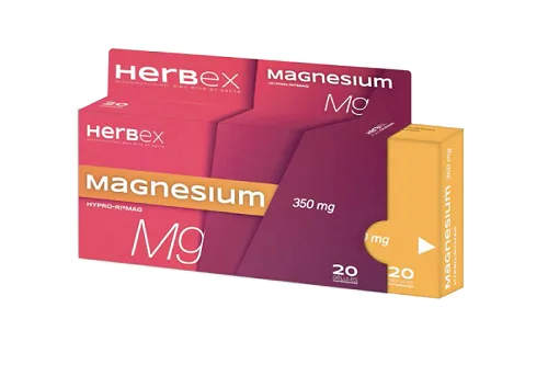 HERBEX MAGNESIUM 350MG 20 GELULES