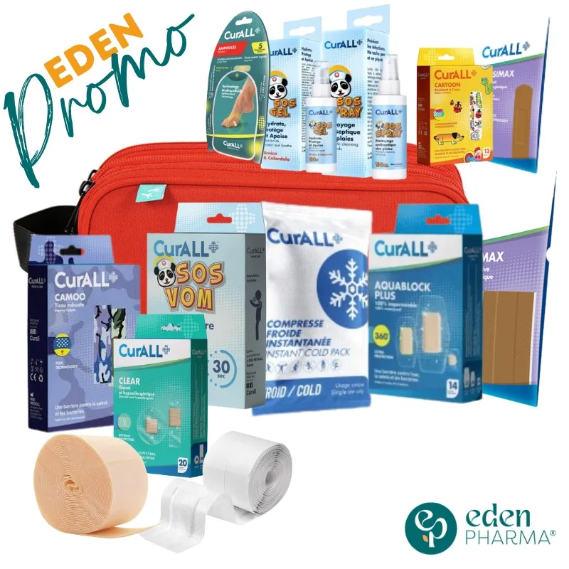 CURALL LES INDISPENSABLES DANS UNE TROUSSE DE SECOURS
