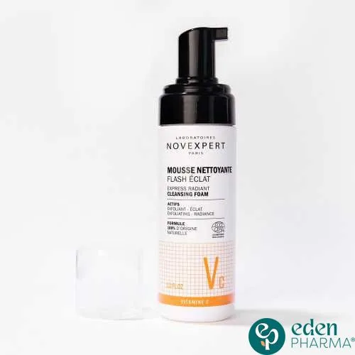 NOVEXPERT FLASH ECLAT MOUSSE NETTOYANTE 150ML