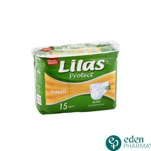 LILAS COUCHE ADULTE CONFORT PROTECT SMALL 15 PIECES