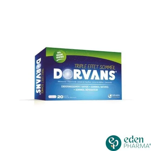 ADVANS PHARMA DORVANS TRIPLE EFFET SOMMEIL 20 GELULES