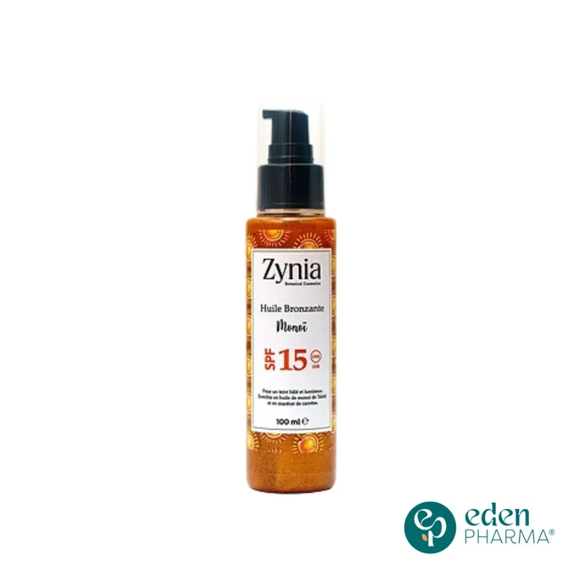 ZYNIA HUILE BRONZANTE MONOI SPF15 100ML