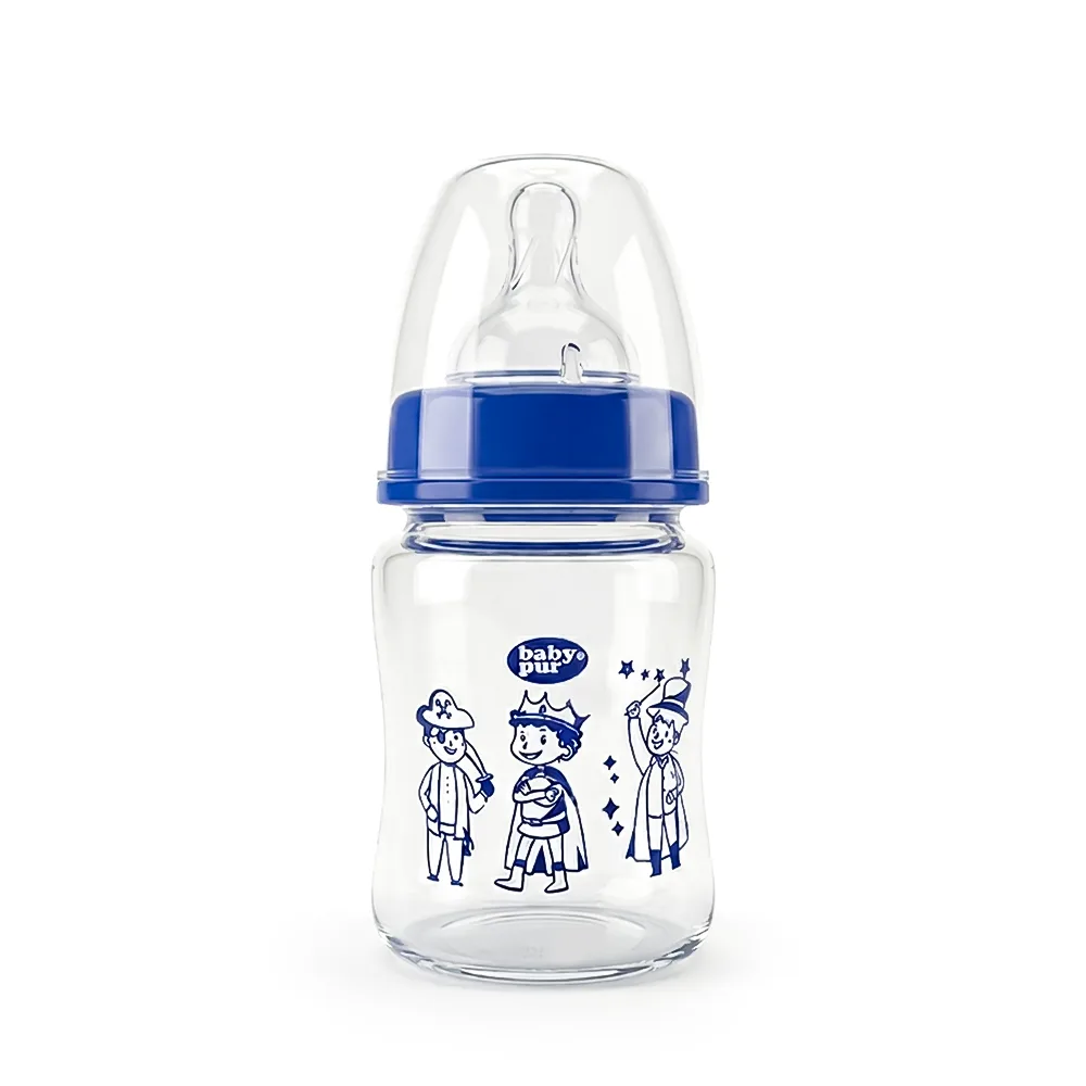 BABY PUR BIBERON EN VERRE COL LARGE 150ML REF 76505