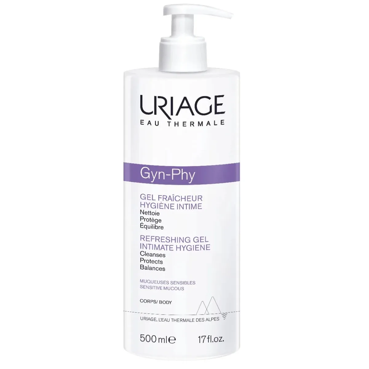 URIAGE GYN-PHY GEL FRAICHEUR HYGIENE INTIME 500ML