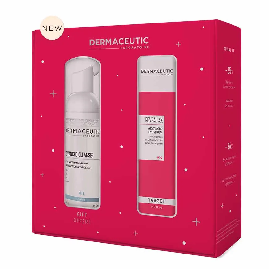 DERMACEUTIC COFFRET REVEAL 4X 15ML+ADVANCED CLEANSER 50ML (OFFERT)