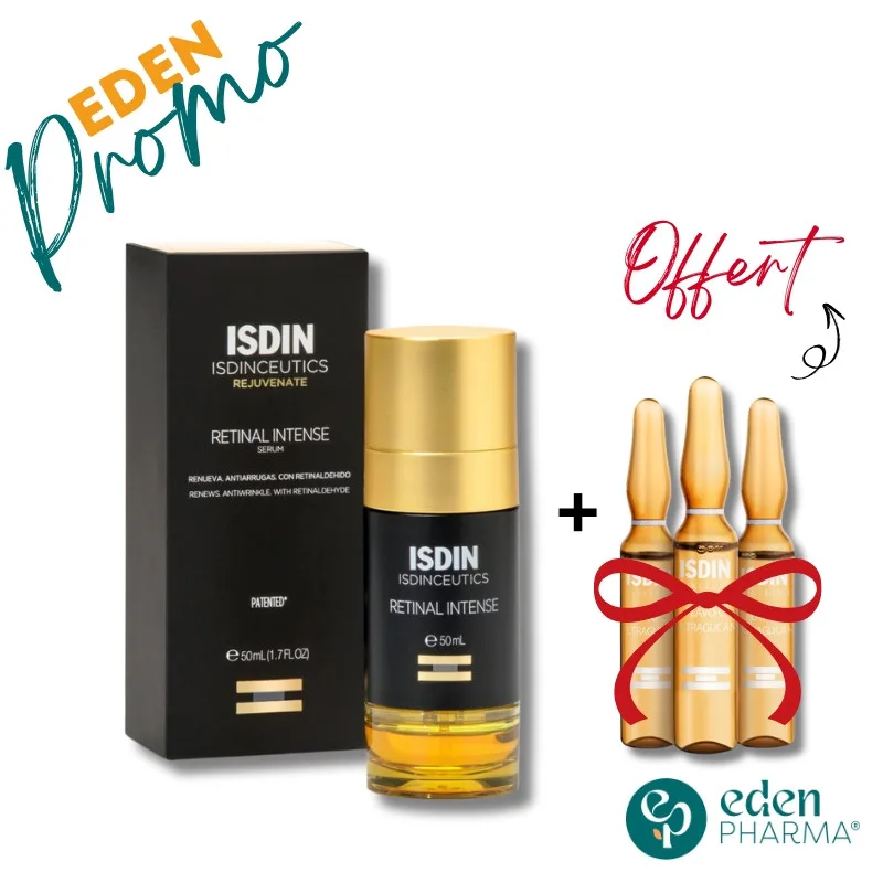 ISDIN COFFRET RETINAL INTENSE SERUM + 3 AMPOULES GRATUITS