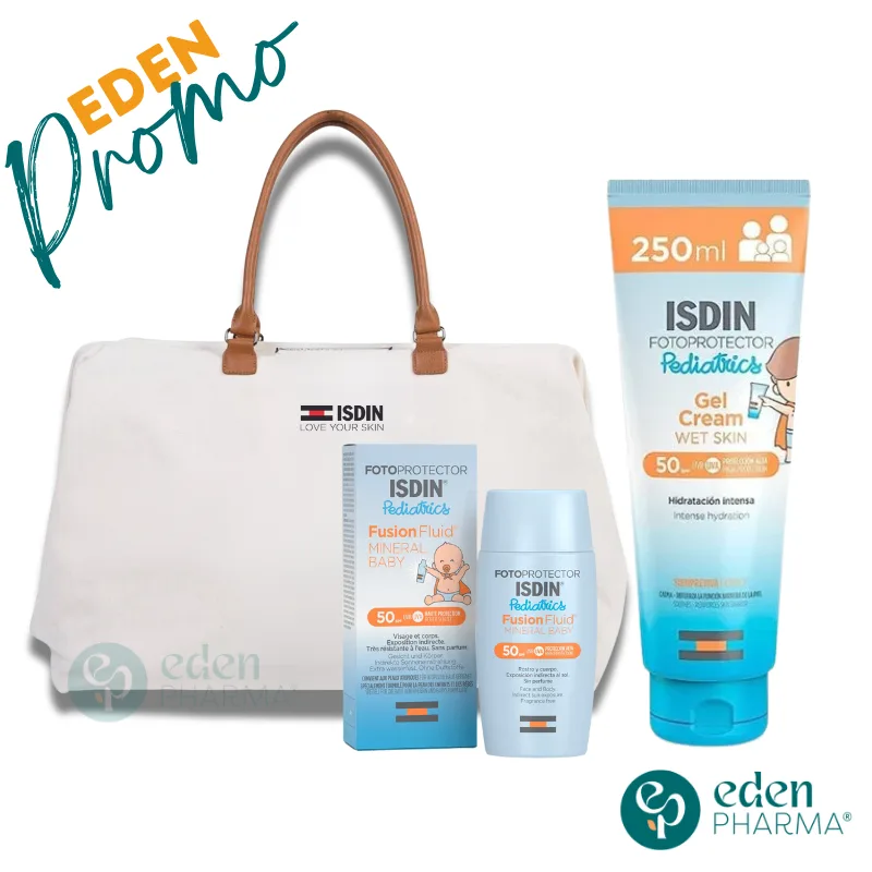 SAC ISDIN ECRAN MINERAL PEDIATRICS SPF50+ AVEC UN ECRAN GEL CREME PEDIATRICS SPF50+ 250ML