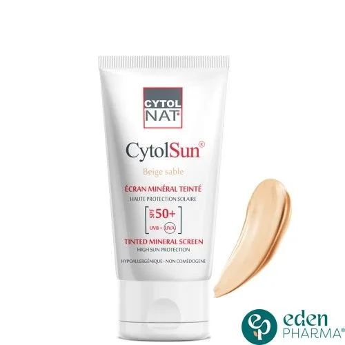 CYTOL CYTOLNAT CYTOLSUN ECRAN SPF50+ TEINTE BEIGE SABLE