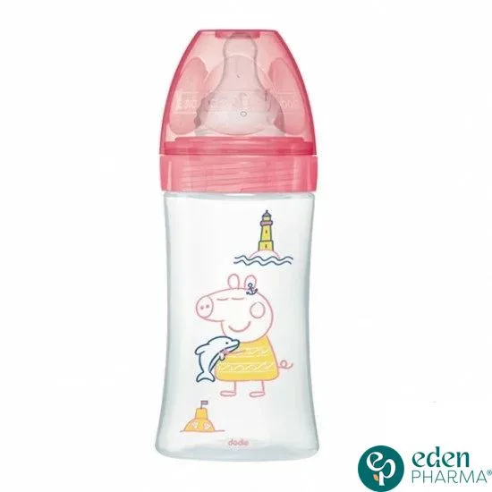 DODIE Biberon Initiation+ Anti Colique - Peppa 0-6M 270ML