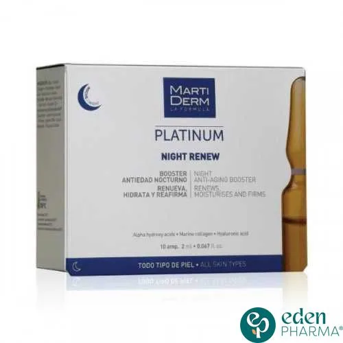 MARTIDERM PLATINUM NIGHT RENEW 10 AMPOULES