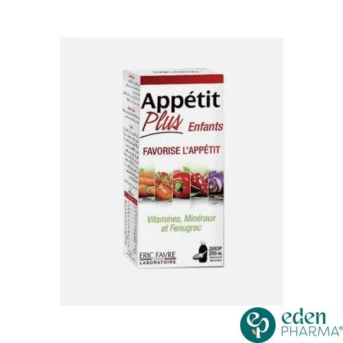 ERIC FAVRE APPETIT PLUS ENFANTS SIROP 200ML