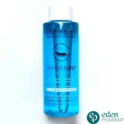 DERMEDIC HYDRAIN 3 EAU MICELLAIRE BI PHASE DEMAQUILLANTE 115ML