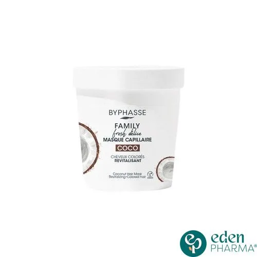 BYPHASSE FAMILY MASQUE CAPILLAIRE COCO CHEVEUX COLORES 250ML