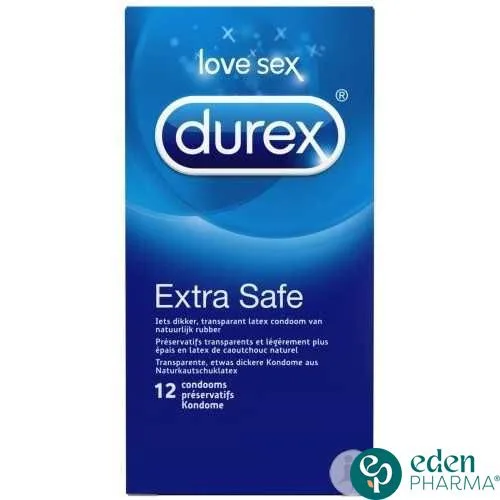 DUREX PRESERVATIF EXTRA SAFE BT 12